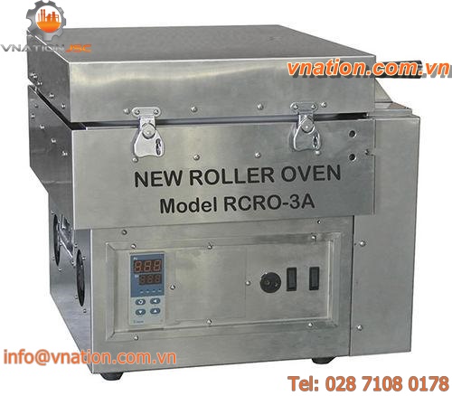 electric oven / aging / roller / with 3 rollers