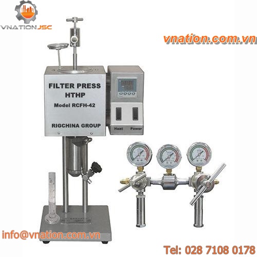 platform filter press / automatic / for slurry / for laboratories