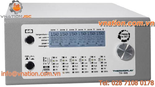 single-loop temperature controller / with LCD display / hot runner