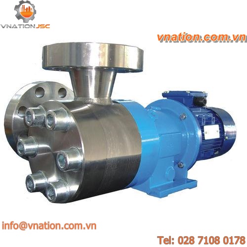 chemical pump / magnetic-drive / peripheral / for toxic fluids