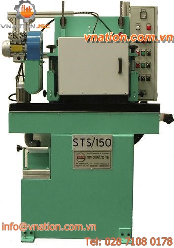 belt grinding machine / satin / for metal