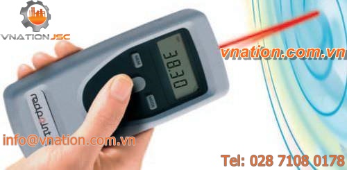 photoelectric tachometer / digital / hand / 5-digit