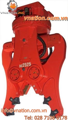 hydraulic crusher for primary and secondary demolition