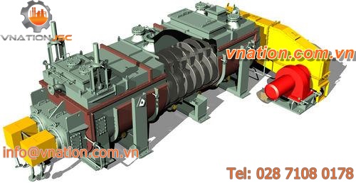 hot air dryer / sterilization / cooler / for the chemical industry