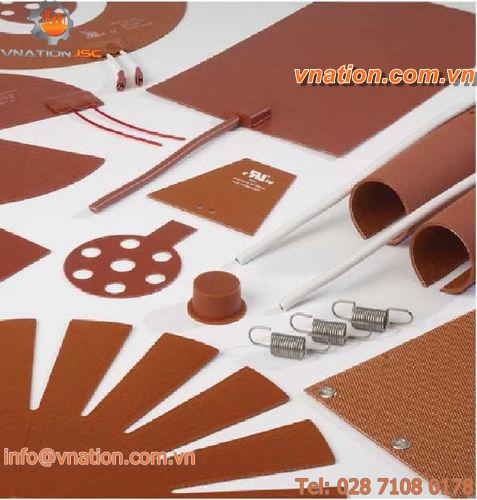 flat heating element / flexible / silicone