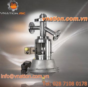 poppet valve / disc / for chemicals / tank bottom