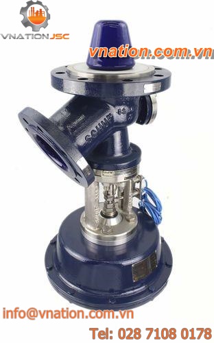 disc valve / drain / glass lined
