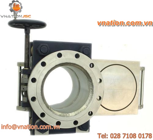line blind valve / sliding gate / handwheel