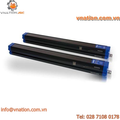 diffuse reflective photoelectric sensor / rectangular / multibeam / compact