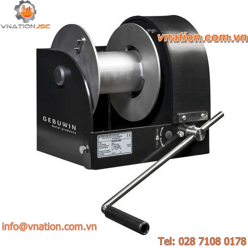 manual winch / worm gear / for offshore applications / maritime industry