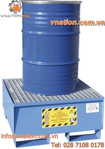 1-drum containment bund / multi-use / steel
