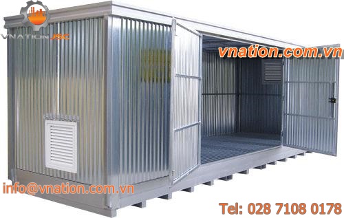 security storage container for hazardous products
