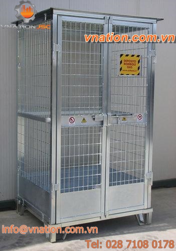 security cabinet / hinged door / metal / modular