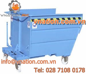 bulk material tilt truck / for waste / for scrap / wheeled