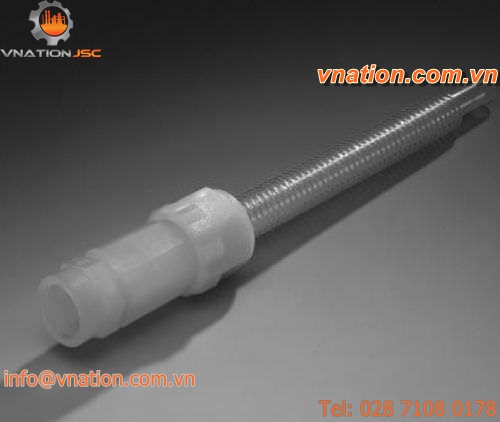 bulkhead fitting / straight / plastic / high-purity