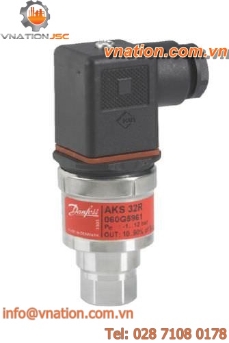 ratiometric pressure transmitter / rugged / for refrigeration circuits / process