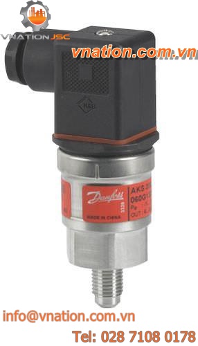 relative and absolute pressure transmitter / atmospheric / piezoresistive / for refrigeration circuits