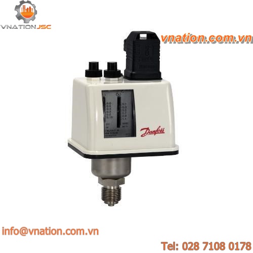 bellows pressure switch / for steam / increased safety
