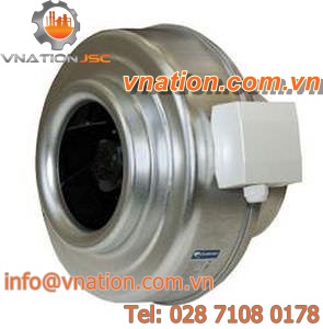 centrifugal fan / ventilation / backward curved / metal