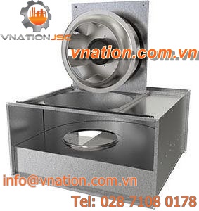 centrifugal fan / EC / backward curved / metal