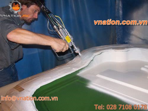 gelcoat spraying unit / automatic / airless