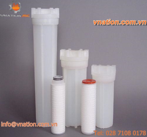 single-cartridge filter housing / plastic