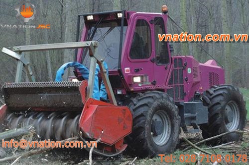 forestry tractor / diesel / 4-wheel / ride-on