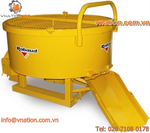 hydraulic concrete mixer / electric / stationary