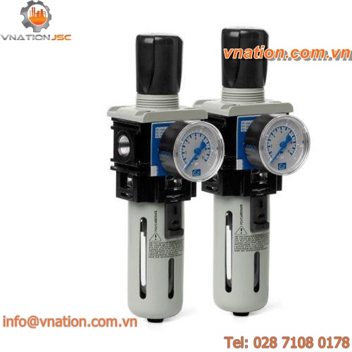 air filter-regulator / compressed air / compact / modular