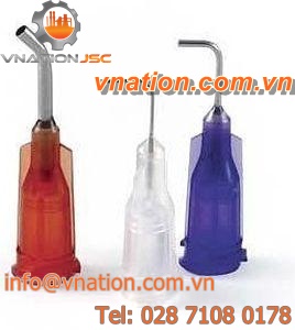 elbow dispensing tip / stainless steel