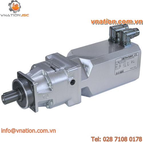single-phase gear-motor / coaxial / epicyclic / low-backlash