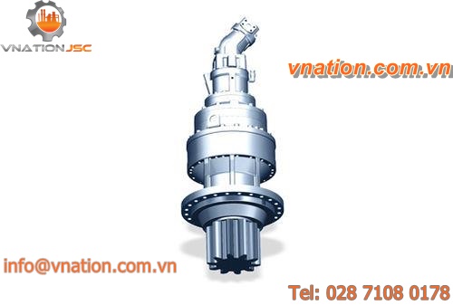 planetary gear reducer / coaxial / for offshore applications / for cranes