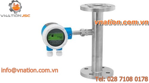 mass flow meter / thermal / metal tube / for gas