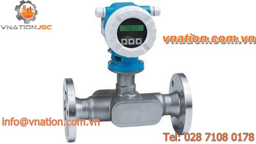 ultrasonic flow meter / for liquids / for chemicals / in-line
