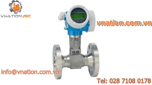 vortex flow meter / for gas / for steam / for liquids