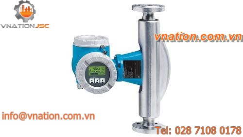Coriolis flow meter / metal tube / for gas / for steam