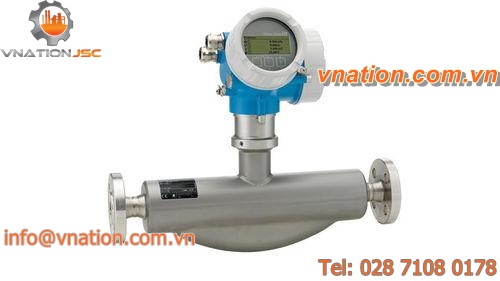 Coriolis flow meter / 2-wire / metal tube / for gas