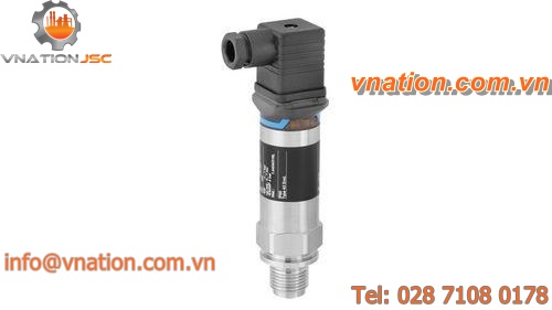 piezoresistive pressure transducer / for liquids and gases / process / compact