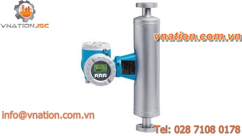 Coriolis flow meter / metal tube / for liquids / for gas