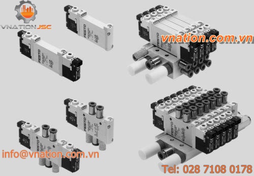 directional solenoid valve / air / 5/3-way / 5/2-way