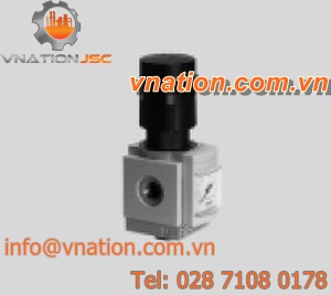 compressed air pressure regulator / for inert gases / membrane / single-stage
