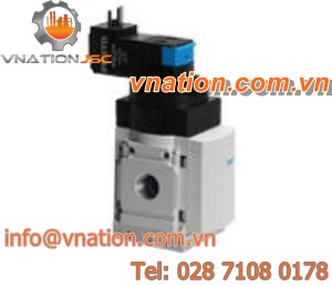 poppet valve / solenoid-driven / shut-off / for compressed air