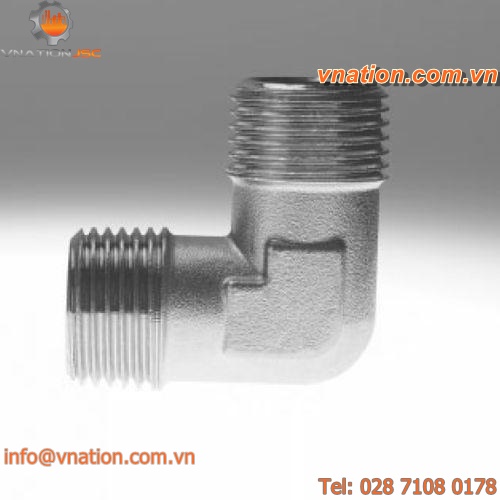 threaded fitting / T / elbow / nickel-plated brass