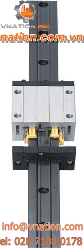 track linear guide / sliding / aluminum