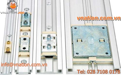 maintenance-free linear guide / aluminum / low-profile