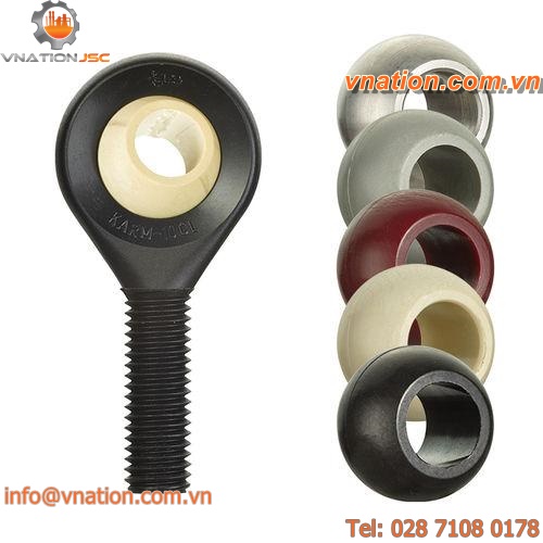 rod end with male thread / maintenance-free / plain bearing