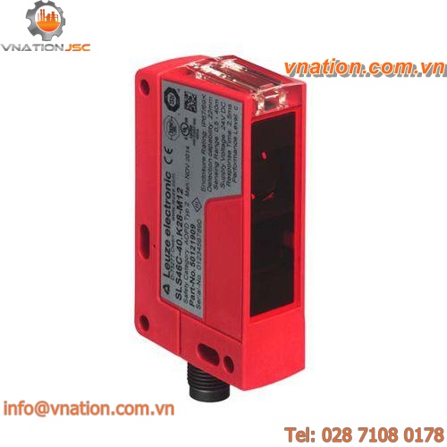 cubic photoelectric sensor / infrared / laser / red light