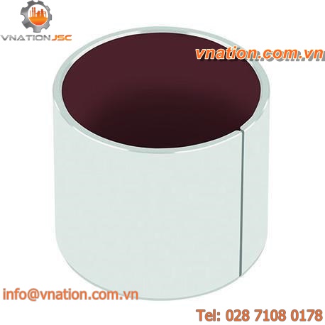 metal plain bearing / polymer / oil lubrication / lead-free