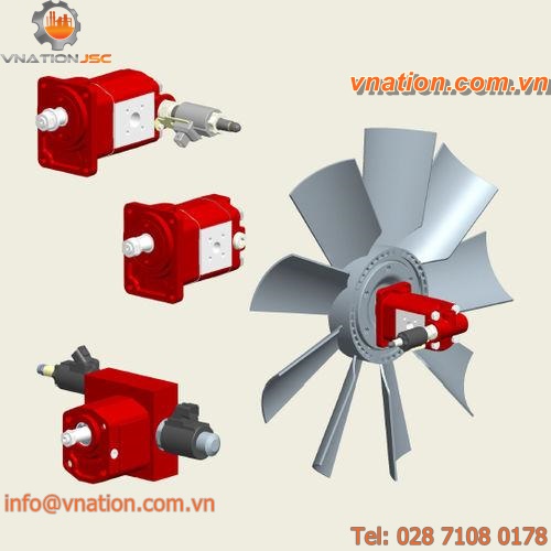 external-gear hydraulic motor / for heavy-duty applications / aluminum