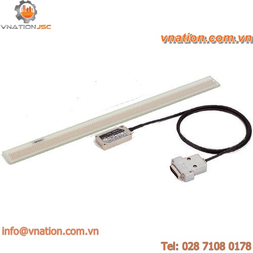 absolute linear encoder / exposed / glass scale / high-speed